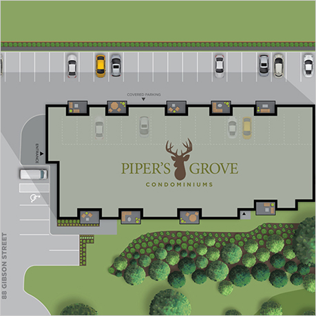 Piper's Grove, Ayr, Sitemap