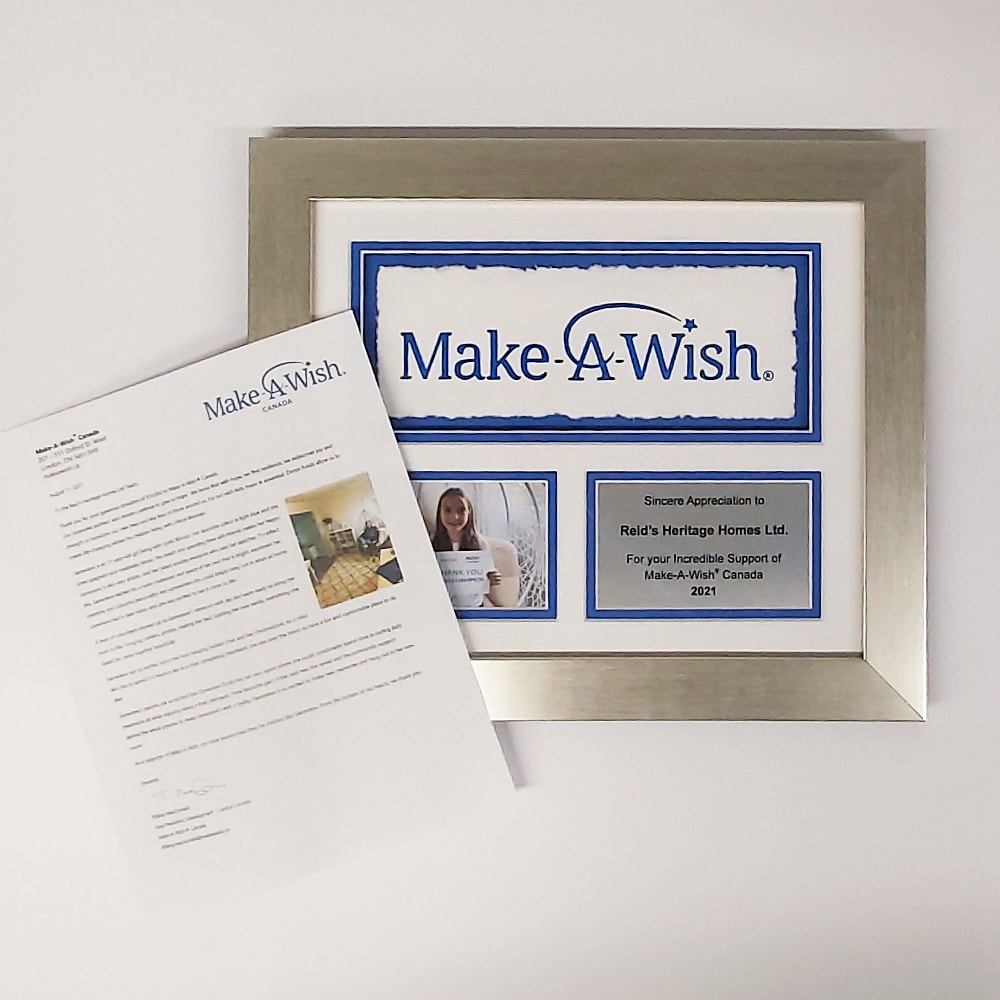 Make a Wish Foundation Plaque
