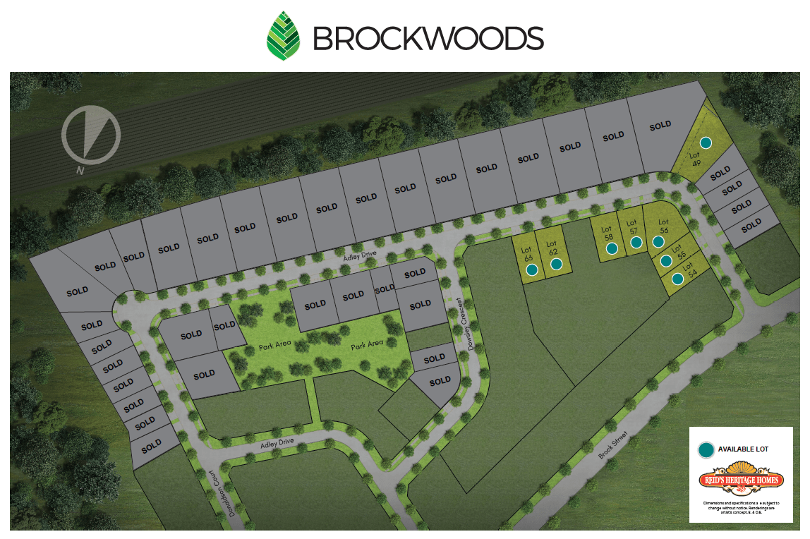 Brockwoods Site Map