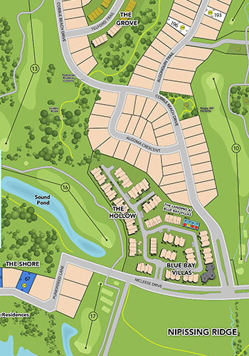 Cobble Beach Site Map