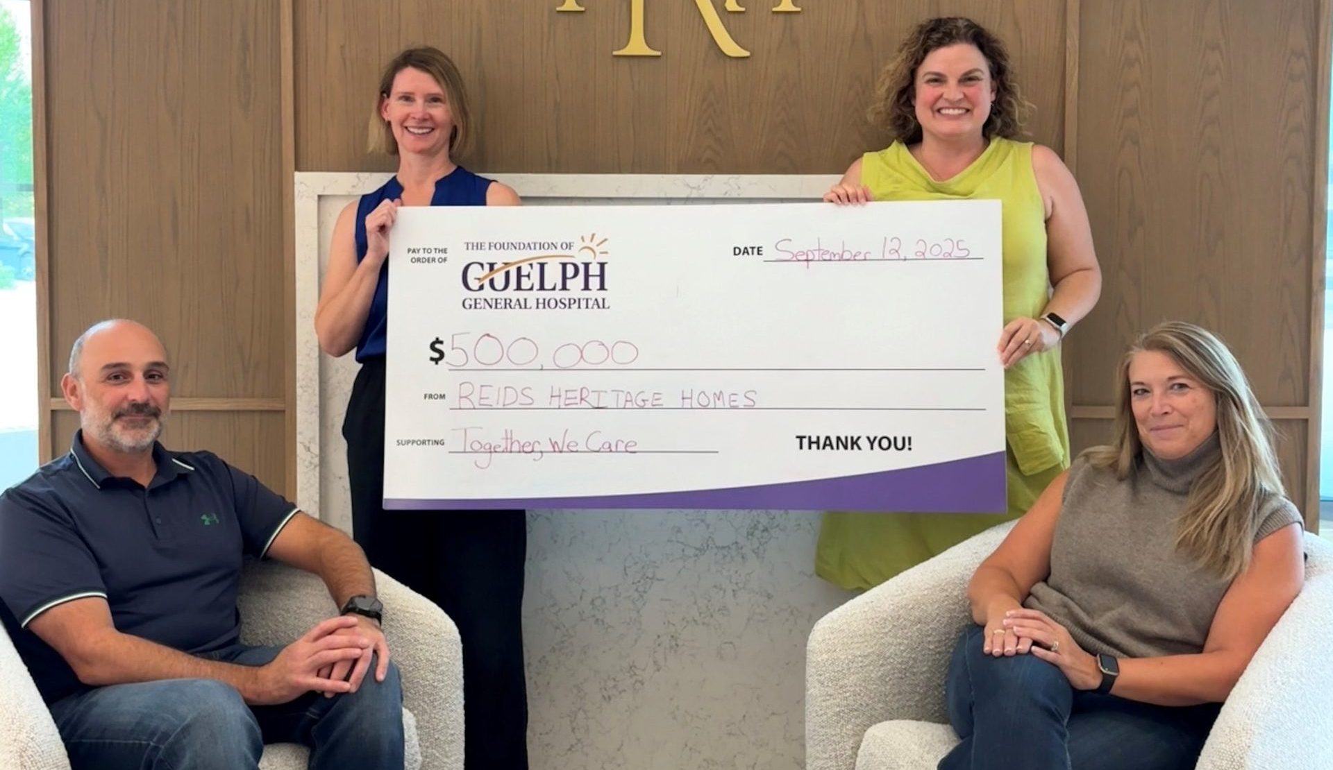 CHEQUE GIVING PICTURE